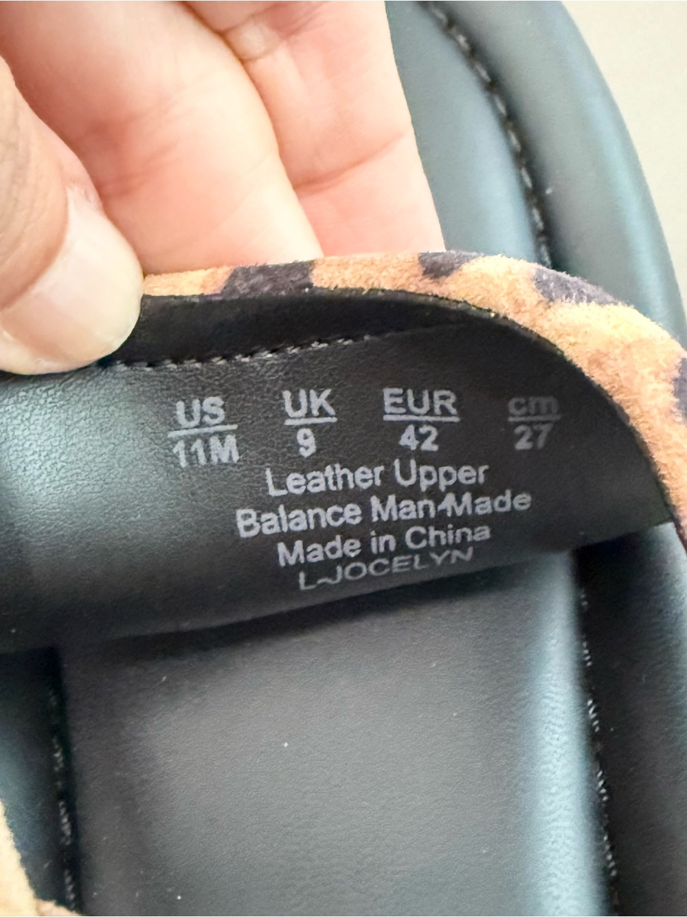 Franco Sarto Leather Jocelyn Leopard Sandals size 11 - Picture 5 of 7